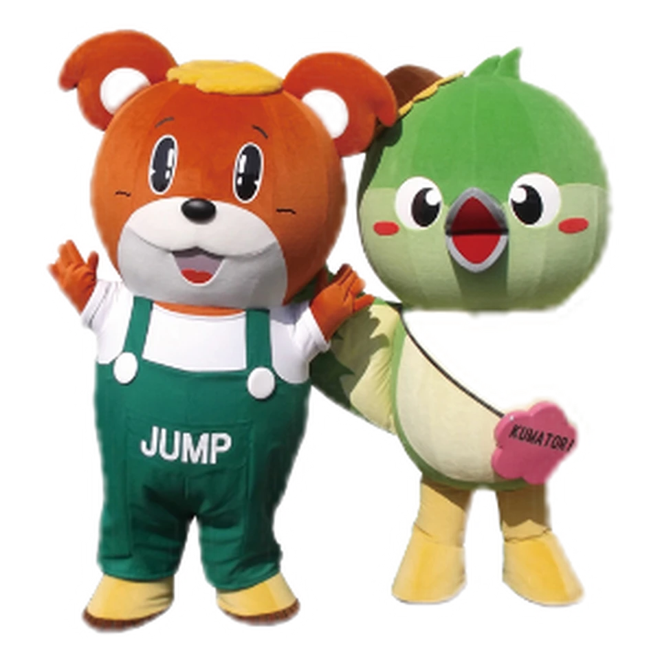 Jump-kun and Mejina-chan