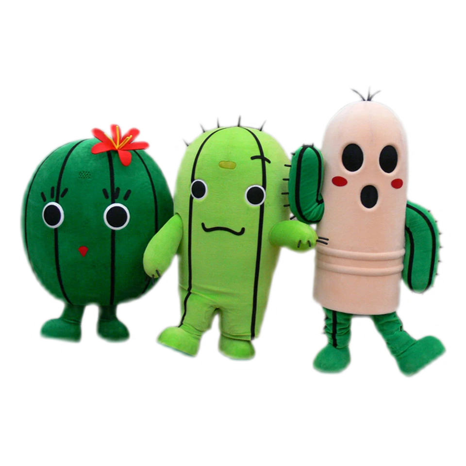 Kasugai Cactus Characters (Haruyo, Himaru, and Inosuke)