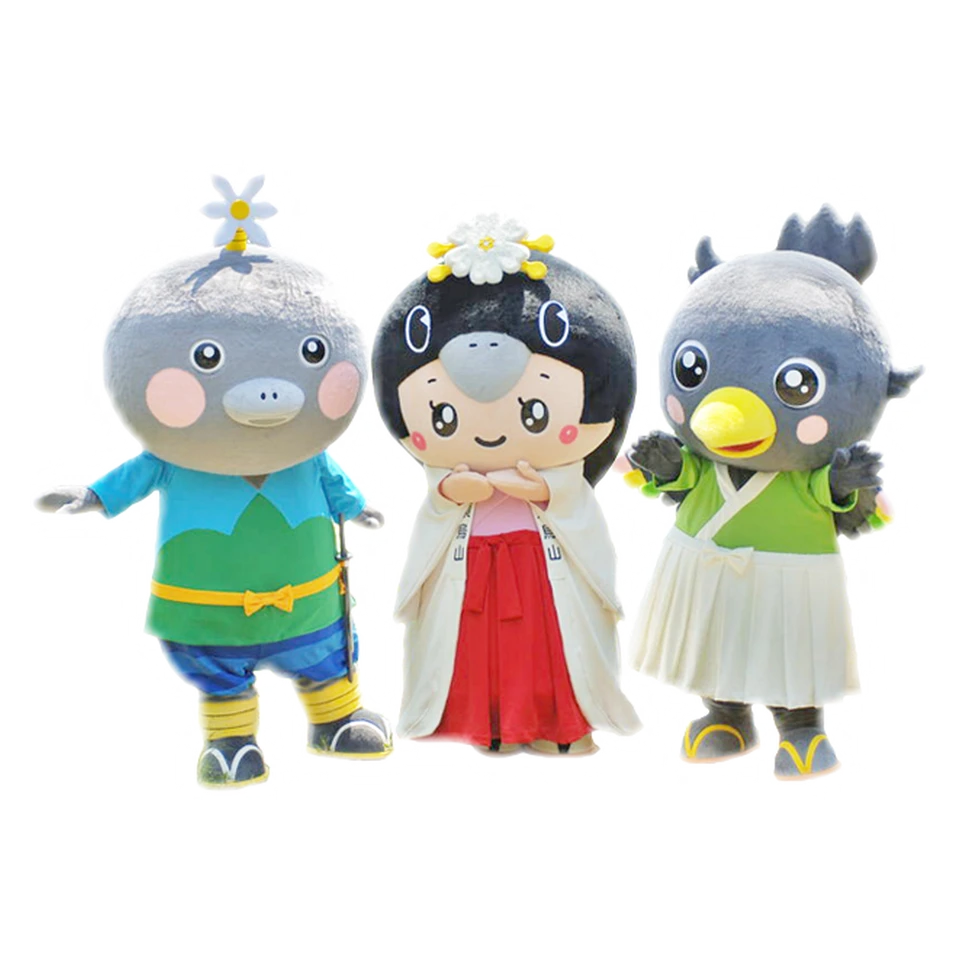Kokonasu-hime, Karasumaru, and Yamadon