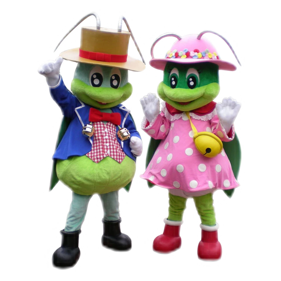 Rinta and Rinrin, the Suzumushi-no-Sato Matsukawa Village Mascot Characters