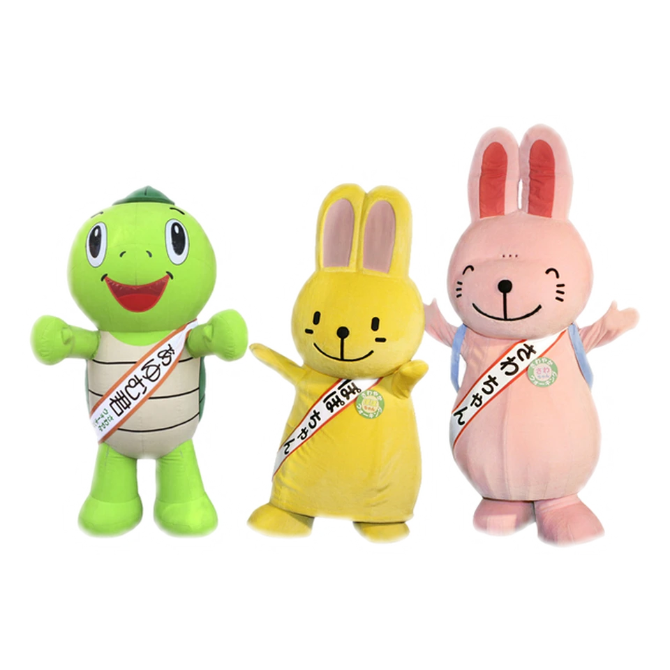 Ayumu-kun, Sawa-chan and Popo-chan