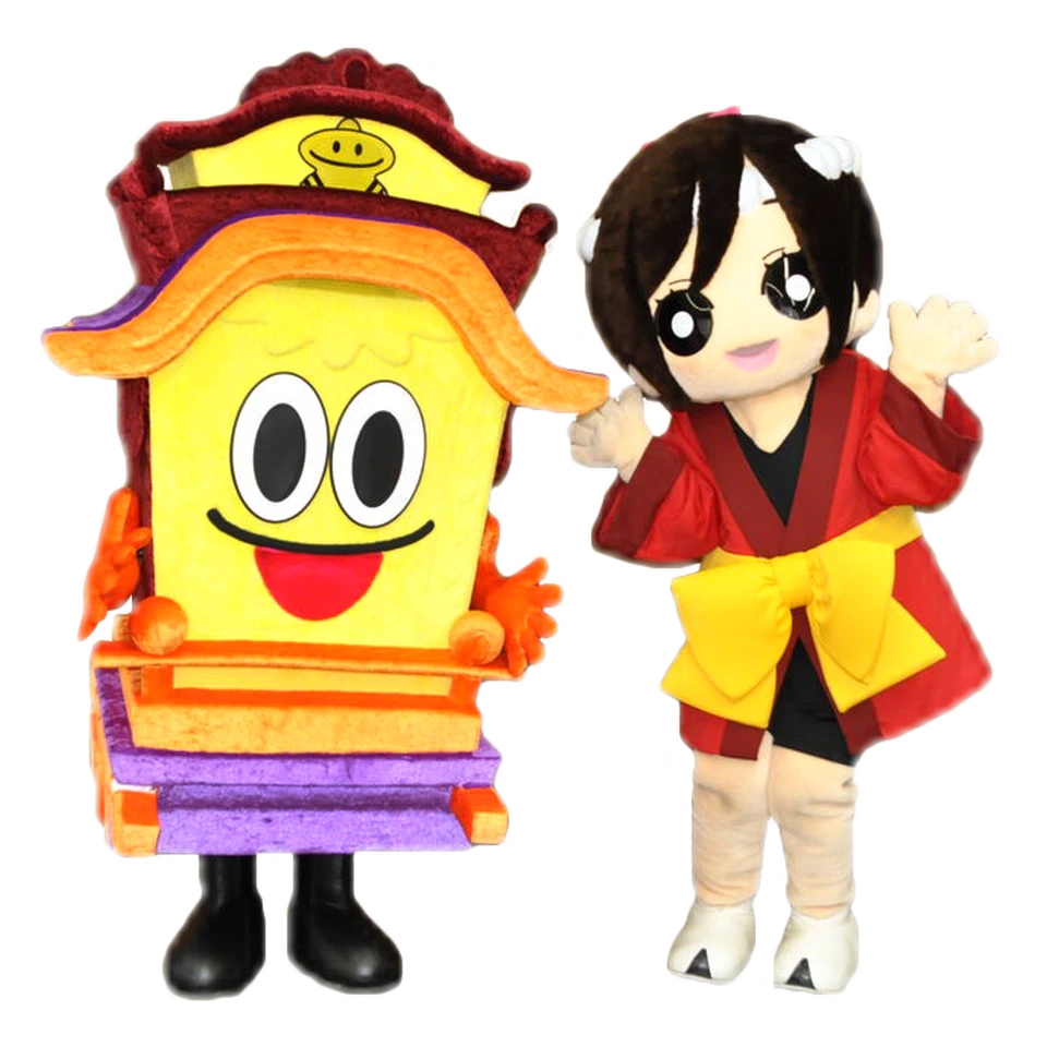 半田信用金庫イメージキャラクター「だし太郎」「まつりちゃん」