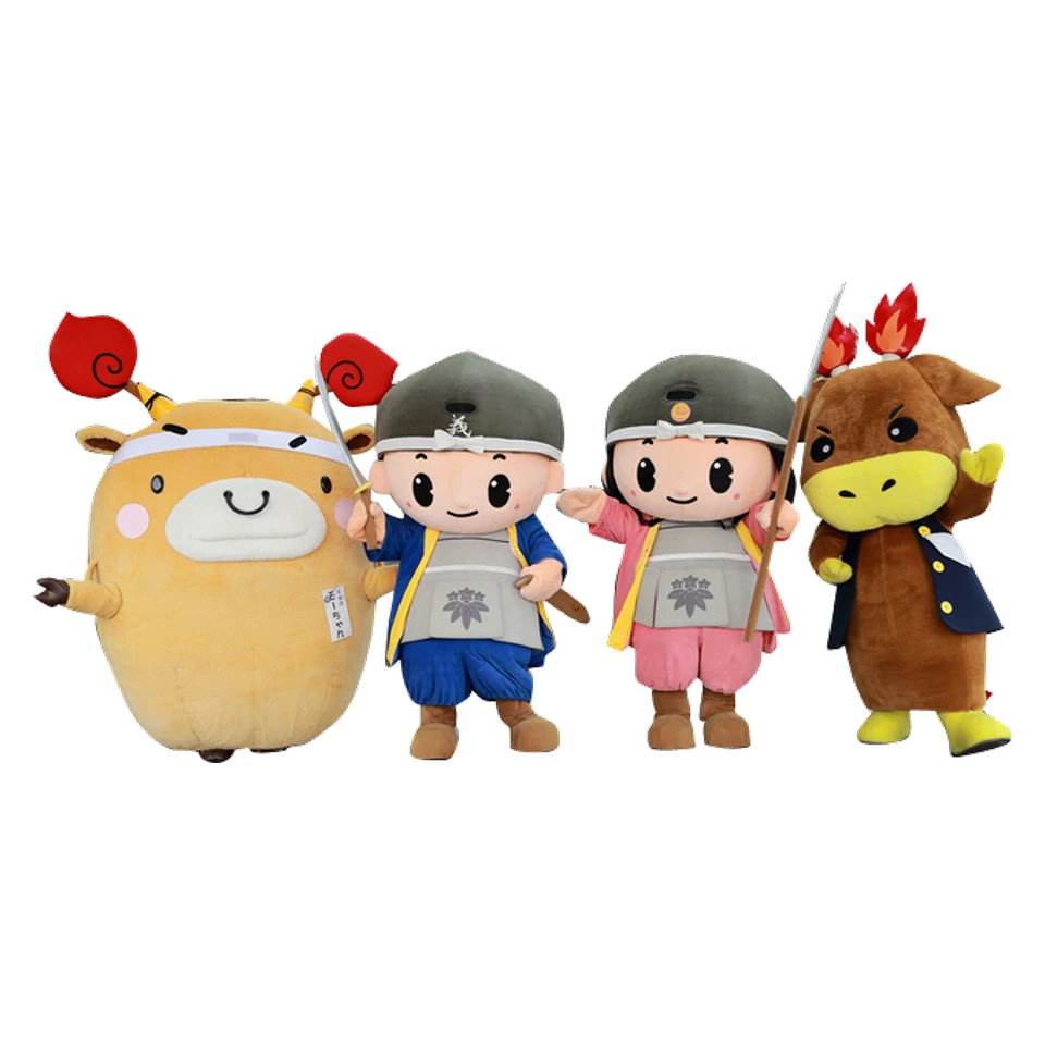 Yoshinaka-kun, Tomoe-chan, Kagyuu no Kaa-kun, Kagyuu no Moo-chan