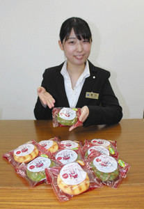 「出世法師直虎ちゃん」をデザインしたワッフル完成