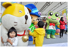 リニアの魅力を地元ゆるキャラでＰＲ