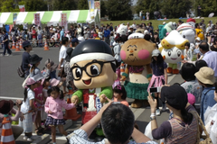 与一くん誕生日おめでとう　ゆるキャラ集合、オリジナルソングも　大田原