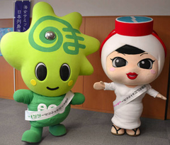 しまこさん、人気上昇中 志摩市のキャラがPRに大活躍