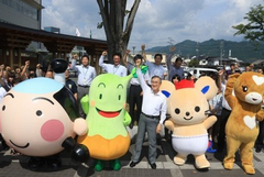 真庭市「まにぞう」ゆるキャラグランプリ2017に向けて出陣