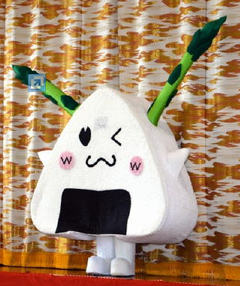 ゆるキャラ「にっしー」お披露目 西与賀町