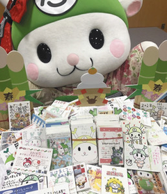 深谷市「ふっかちゃん」に各地から年賀状届く