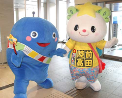 「震災を忘れないで」陸前高田市ゆめちゃん、防災呼び掛け