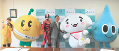 ご当地キャラ大勢集まるよ　白河で平成２６年９月２７、２８日夢フェスタ