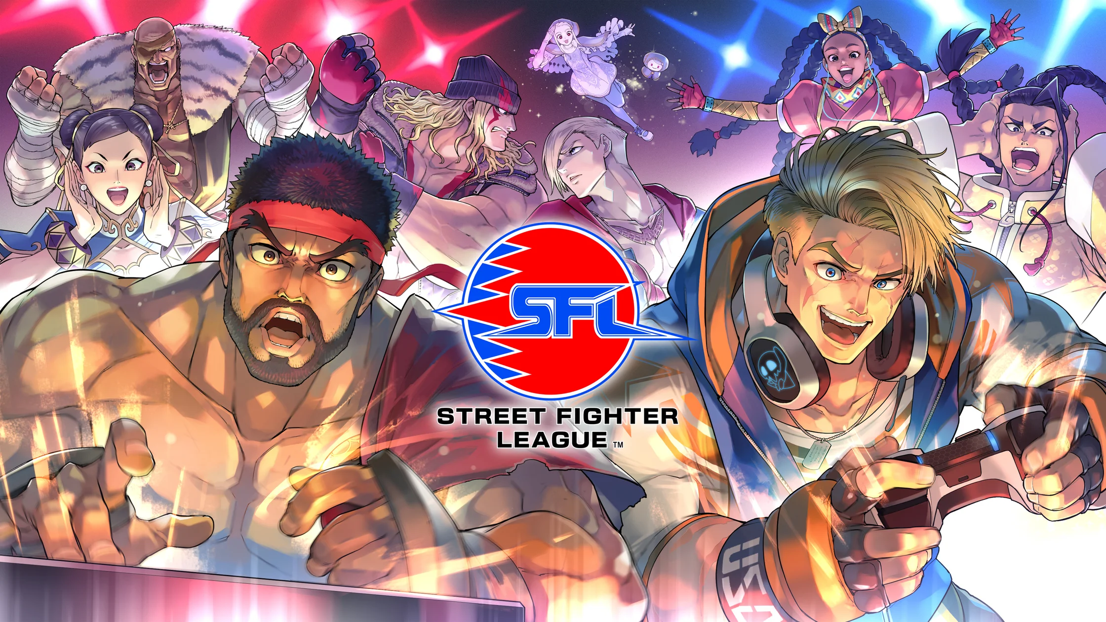 「ストリートファイターリーグ JAPAN 2026」は本日8月25日(火)開幕! 今シーズンの特別イラスト・公式マスコット「SFLマン」が公開! SUZURI公式ストアにてグッズ受注販売開始!