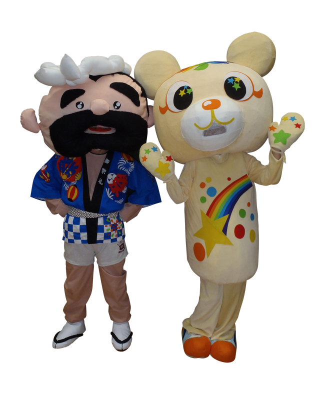 ゆめのすけ＆お祭りおじさん