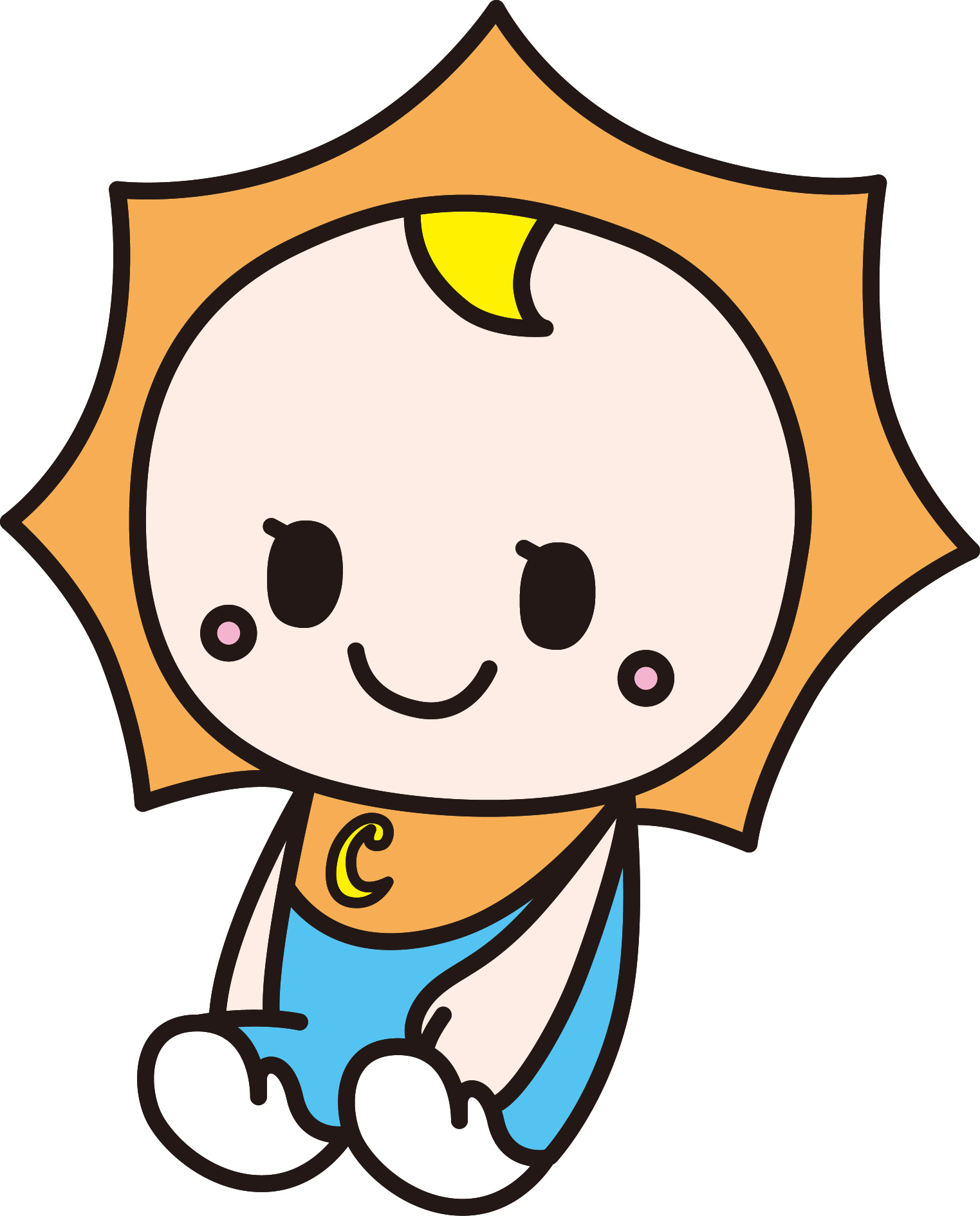 赤ちゃん太陽くん
