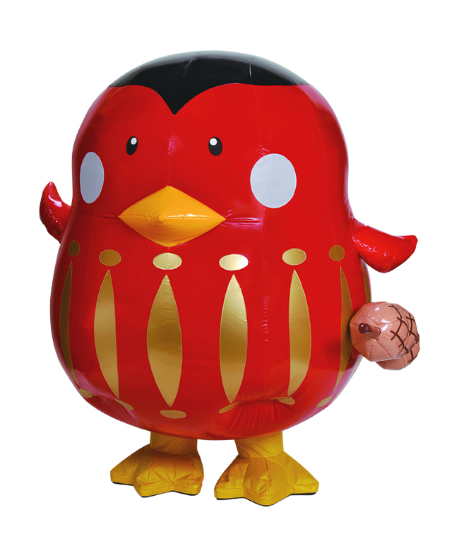 ナムキャラ応援団 群馬県担当団員 ひよこダルマ