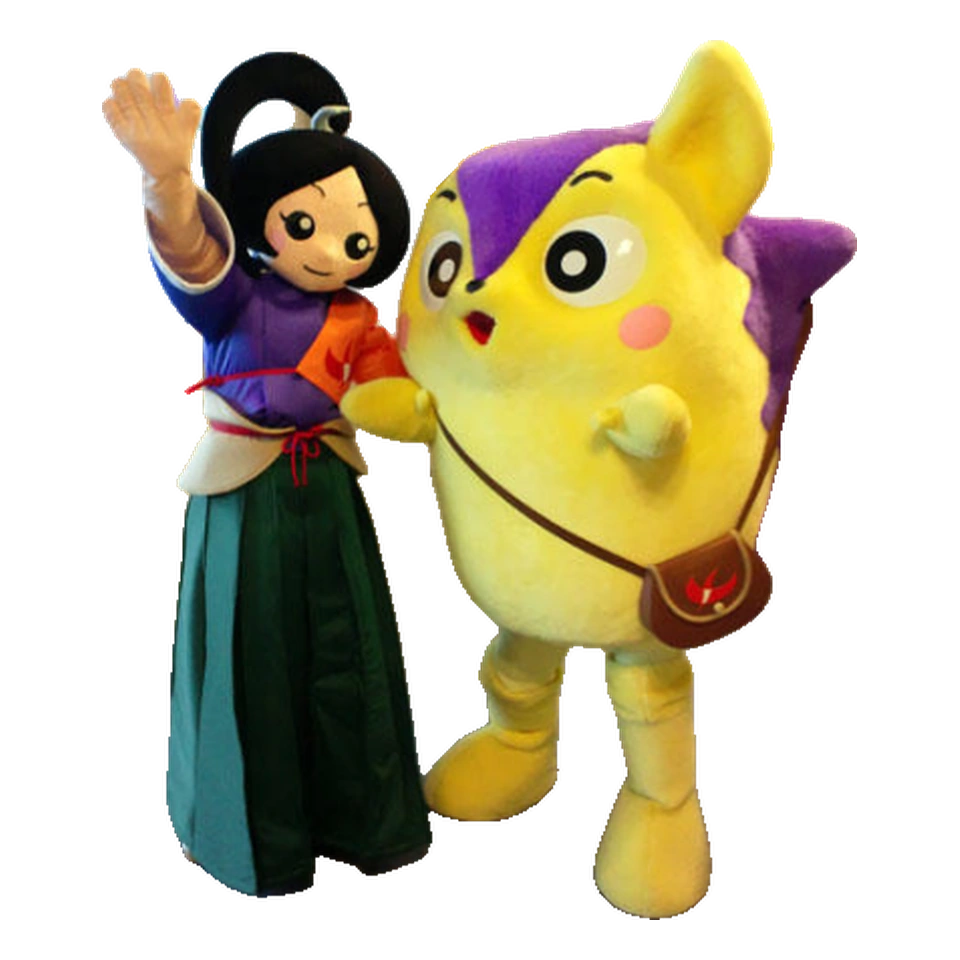 Osen-chan and Bonkichi