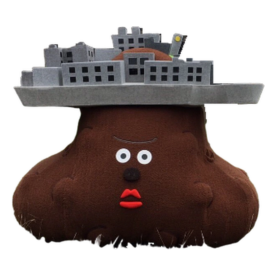 Gansho-kun of Gunkanjima