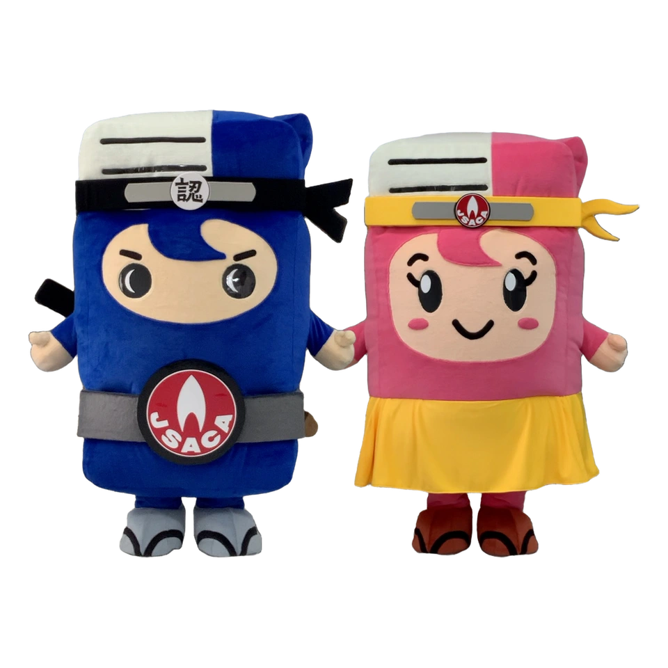 Fire Prevention Ninja Kakunin-ja “Shinobi-kun” & “Himari-chan”